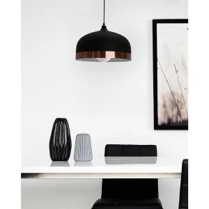 Hanglamp PARINA Metaal Zwart Hanglamp PARINA Metaal Zwart