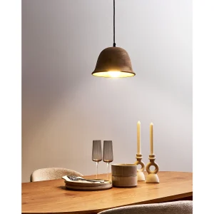 Hanglamp GOIKA Mangohout Lichtbruin Hanglamp GOIKA Mangohout Lichtbruin