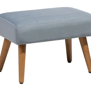 Hocker fluweel grijs TAKOMA Hocker fluweel grijs TAKOMA