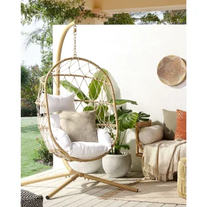 Hangstoel met standaard ADRIA Metaal Beige