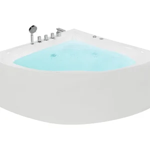 Hoekbad whirlpool wit 187 x 133 cm ISLITA Hoekbad whirlpool wit 187 x 133 cm ISLITA