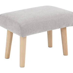 Hocker TAKOMA II Stof Lichtgrijs Hocker TAKOMA II Stof Lichtgrijs