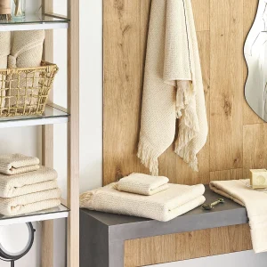 9-delige handdoekset ATIU Badstof Beige 9-delige handdoekset ATIU Badstof Beige