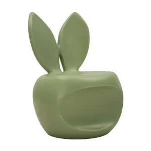 Groene konijnenstoel, 57x55x79 cm (zithoogte 39 cm)