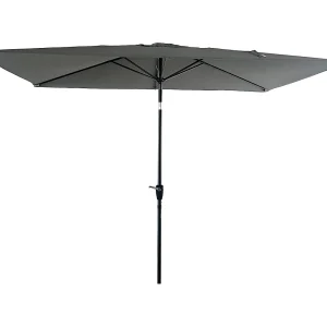 HAPUNARechthoekige rechte parasol 2x3m grijs