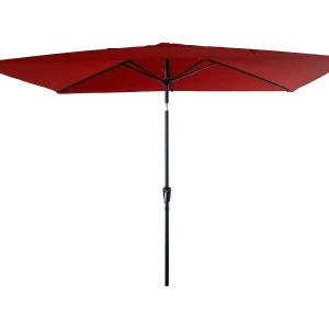 HAPUNARechthoekige parasol 2x3m rood