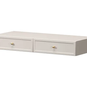 Hangende console van kasjmier met 2 lades 100×15 cm Hangende console van kasjmier met 2 lades 100×15 cm