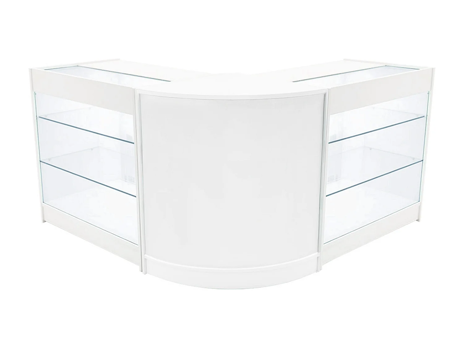Helios LED Winkel Toonbank Set CM60 & 2 x K900 - Wit