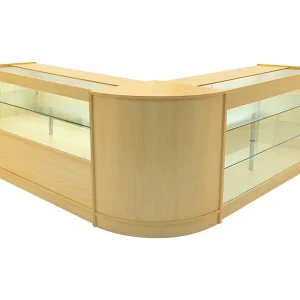 Hera LED Winkel Toonbank Set K1500, C1500 & CM60 – Esdoorn Hera LED Winkel Toonbank Set K1500, C1500 & CM60 – Esdoorn
