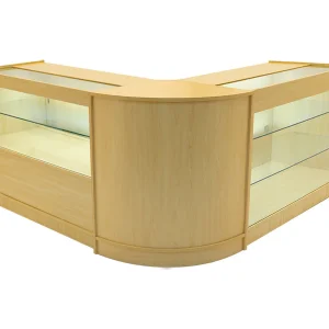 Hera LED Winkel Toonbank Set K1200, C1200 & CM60 – Esdoorn Hera LED Winkel Toonbank Set K1200, C1200 & CM60 – Esdoorn