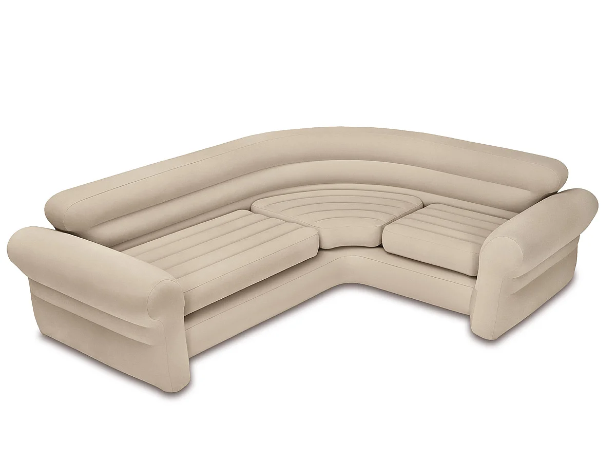 Hoekbank opblaasbaar 257x203x76 cm 68575NP