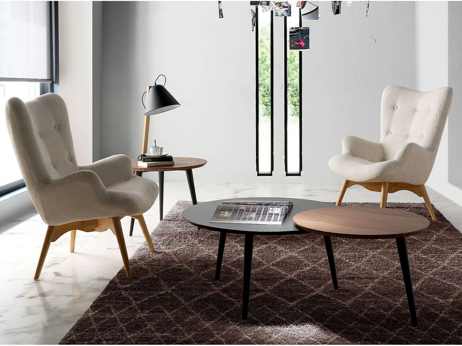 Gestoffeerde fauteuil in capitonné stof 5023 ANGEL CERDA