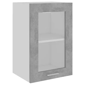 Bovenkast Lyon 40x31x60 cm bewerkt hout betongrijs