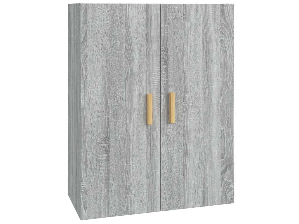 Bovenkast 69,5x34x90 cm grijs sonoma eikenkleurig