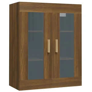 Hangkast 69,5x34x90 cm bruin eikenkleur