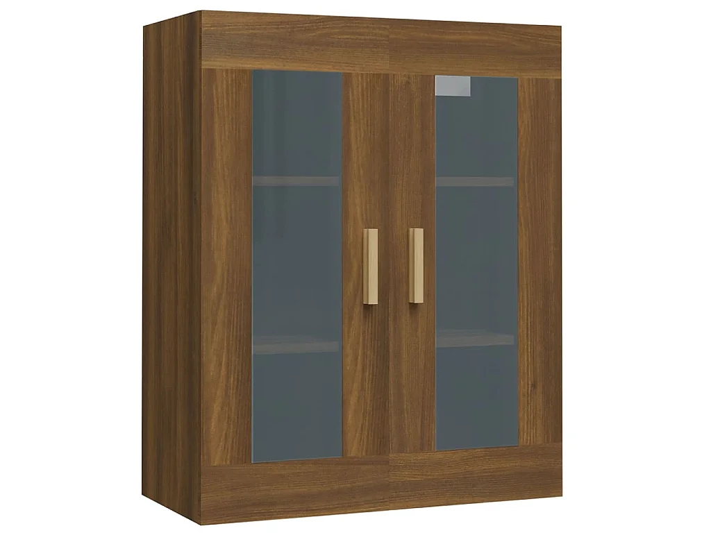 Hangkast 69,5x34x90 cm bruin eikenkleur