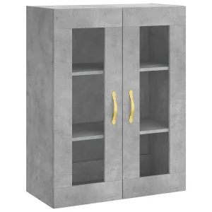 Bovenkast 69,5x34x90 cm betongrijs Bovenkast 69,5x34x90 cm betongrijs