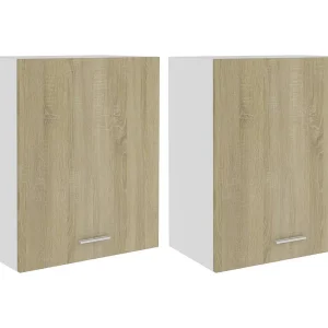 Bovenkasten 2 st Lyon 50x31x60 cm sonoma eikenkleurig Bovenkasten 2 st Lyon 50x31x60 cm sonoma eikenkleurig