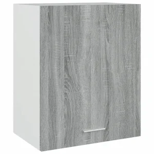 Hangkast 50x31x60 cm bewerkt hout grijs sonoma eikenkleurig Hangkast 50x31x60 cm bewerkt hout grijs sonoma eikenkleurig