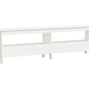Halbankje 160x28x45 cm massief grenenhout wit Halbankje 160x28x45 cm massief grenenhout wit
