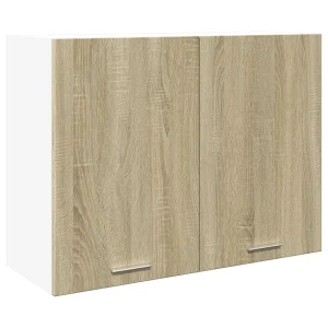 Bovenkast Lyon 80x31x60 cm bewerkt hout sonoma eikenkleurig Bovenkast Lyon 80x31x60 cm bewerkt hout sonoma eikenkleurig