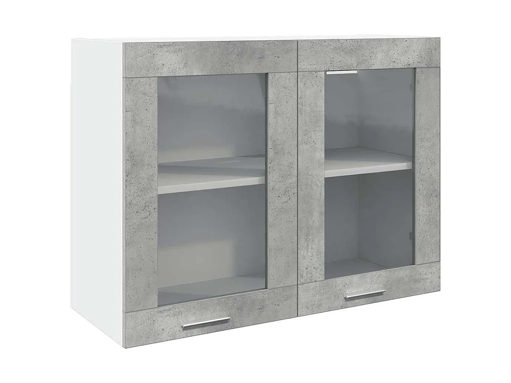 Bovenkast Lyon 80x31x60 cm betongrijs