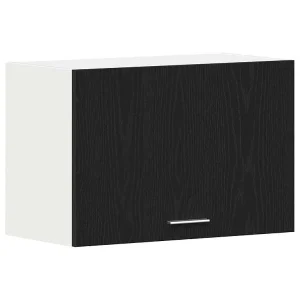 Hangkast Lyon Zwart Eiken 60 x 31 x 40 cm Bewerkt hout Hangkast Lyon Zwart Eiken 60 x 31 x 40 cm Bewerkt hout