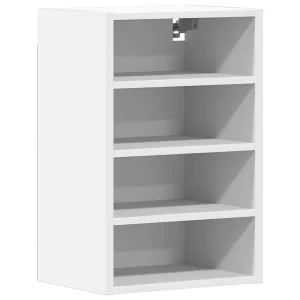 Bovenkast Riga 40×29,5×60 cm bewerkt hout wit Bovenkast Riga 40×29,5×60 cm bewerkt hout wit