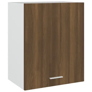 Bovenkast Lyon 50x31x60 cm bewerkt hout bruin eikenkleur