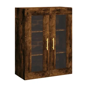 Bovenkast 69,5x34x90 cm gerookt eikenkleurig