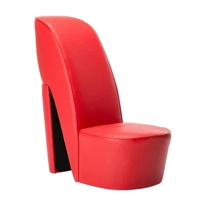 Hakstoel kunstleer rood Hakstoel kunstleer rood
