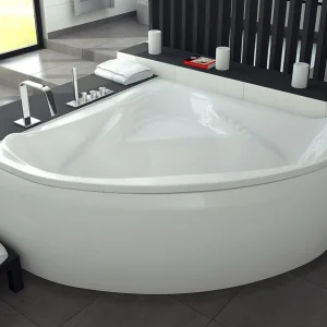 Hoekbad EWA 134×134 met piepschuim bekleding | Afvoer & poten GRATIS! Hoekbad EWA 134×134 met piepschuim bekleding | Afvoer & poten GRATIS!