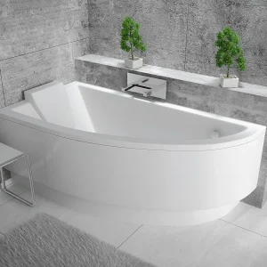 Hoekbad PRAKTIKA 150×70 links met acrylschort | Afvoer & voeten GRATIS! Hoekbad PRAKTIKA 150×70 links met acrylschort | Afvoer & voeten GRATIS!