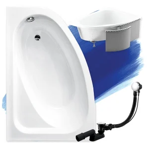 Hoekbad CORNEA 140×80 links met piepschuim bekleding | Afvoer & voeten GRATIS! Hoekbad CORNEA 140×80 links met piepschuim bekleding | Afvoer & voeten GRATIS!