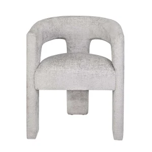 Gestoffeerde stoel 62x75x58 cm zilvergrijs Leith LET71G Gestoffeerde stoel 62x75x58 cm zilvergrijs Leith LET71G