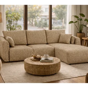Hoekbank Santi met slaapfunctie en opbergruimte – 255×165 cm – modern, uitschuifbaar, comfortabel voor de woonkamer Hoekbank Santi met slaapfunctie en opbergruimte – 255×165 cm – modern, uitschuifbaar, comfortabel voor de woonkamer