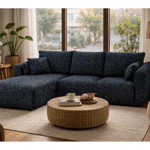 Hoekbank Santi met slaapfunctie en opbergruimte – 255×165 cm – modern, uitschuifbaar, comfortabel voor de woonkamer Hoekbank Santi met slaapfunctie en opbergruimte – 255×165 cm – modern, uitschuifbaar, comfortabel voor de woonkamer