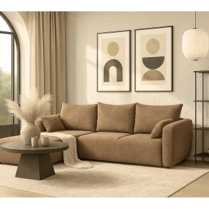 Hoekbank Santi met slaapfunctie en opbergruimte – 255×165 cm – modern, uitschuifbaar, comfortabel voor de woonkamer Hoekbank Santi met slaapfunctie en opbergruimte – 255×165 cm – modern, uitschuifbaar, comfortabel voor de woonkamer