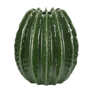 Groene keramische vaas, ø 28×31 cm Groene keramische vaas, ø 28×31 cm