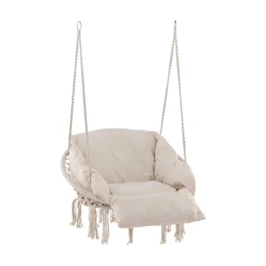 Hamtic hangend tuinstoel incl. kussen wit. Hamtic hangend tuinstoel incl. kussen wit.