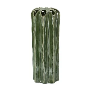 Groene keramische vaas, ø 12×31,5 cm Groene keramische vaas, ø 12×31,5 cm
