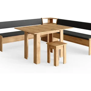 Hoekbank set krachtige eik goud 210x210x80 roman Hoekbank set krachtige eik goud 210x210x80 roman