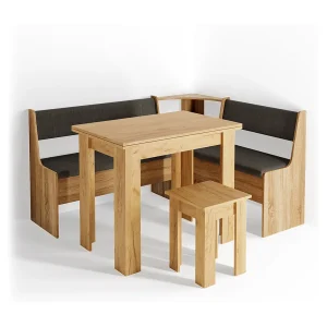 Hoekbank set krachtige eik goud 150x120x80 roman Hoekbank set krachtige eik goud 150x120x80 roman