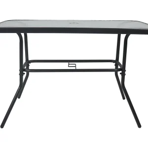 Glazen tuintafel eettafel 110×55 Glazen tuintafel eettafel 110×55
