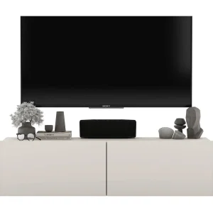 Hangend TV-meubel met 2 deuren – корпус kasjmier mat, fronten kasjmier mat – 120 cm Hangend TV-meubel met 2 deuren – корпус kasjmier mat, fronten kasjmier mat – 120 cm