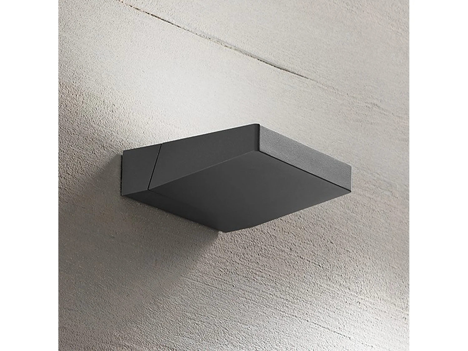 Giro - 14W 3000K LED Wandlamp, 340° Verstelbaar, 1120 lm, IP54, 15x5x16cm, Antraciet - Perenz