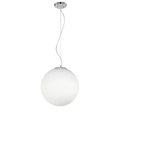 Hanglamp van wit glas, 2x E27 fitting, maximaal vermogen 60W, diameter 40 cm, in hoogte verstelbaar, modern en elegant design – Perenz Hanglamp van wit glas, 2x E27 fitting, maximaal vermogen 60W, diameter 40 cm, in hoogte verstelbaar, modern en elegant design – Perenz