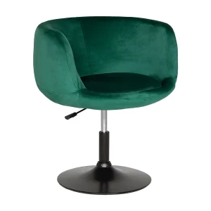 Groen fluwelen barkruk NOLAN Groen fluwelen barkruk NOLAN