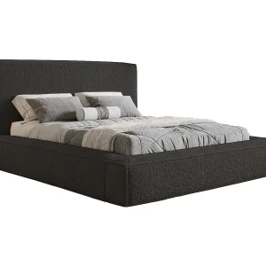 Gestoffeerd bed 140×200 Karano – bouclé, bed met opbergruimte, lattenbodem, Zwart (Catch Me 27) Gestoffeerd bed 140×200 Karano – bouclé, bed met opbergruimte, lattenbodem, Zwart (Catch Me 27)