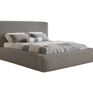 Gestoffeerd bed 140×200 Karano – bouclé, bed met opbergruimte, lattenbodem, Grijs (Catch Me 25) Gestoffeerd bed 140×200 Karano – bouclé, bed met opbergruimte, lattenbodem, Grijs (Catch Me 25)